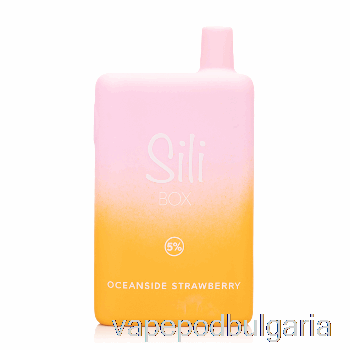 Vape 10000 Дръпки Sili Box 6000 Disposable Oceanside Strawberry